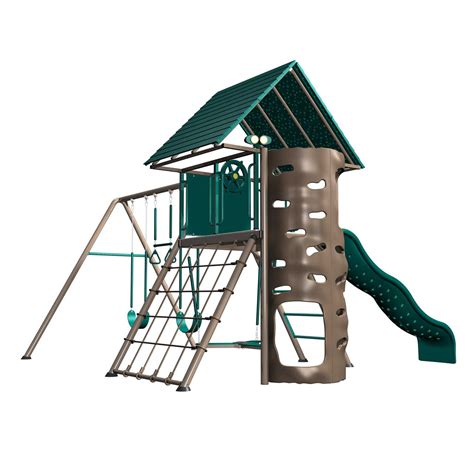 lifetime heavy duty metal swing set